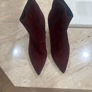 Rag & bone burgundy  suede bootie
